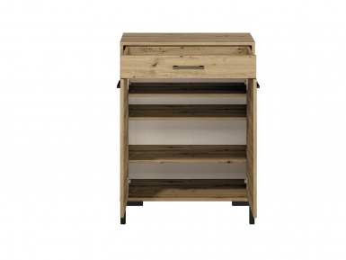Design Plus Studio Kuchni & Salon Meblowy | Nevio 03 Dąb artisan - szafka na buty | 
