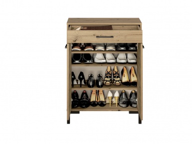 Design Plus Studio Kuchni & Salon Meblowy | Nevio 03 Dąb artisan - szafka na buty | 