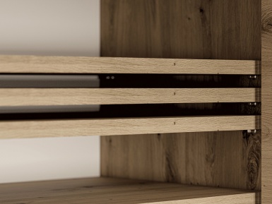 Design Plus Studio Kuchni & Salon Meblowy | Nevio 03 Dąb artisan - szafka na buty | 