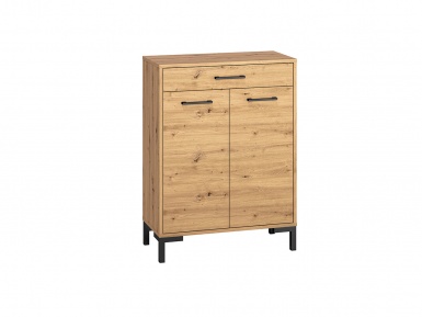 Design Plus Studio Kuchni & Salon Meblowy | Nevio 03 Dąb artisan - szafka na buty | 