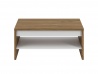 Design Plus Studio Kuchni & Salon Meblowy | DALLAS 16-01 orzech naturalny/biały - ławostolik | 