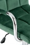 Design Plus Studio Kuchni & Salon Meblowy | GONZO 4 fotel młodzieżowy ciemny zielony velvet (1p1szt) | 2010001190851