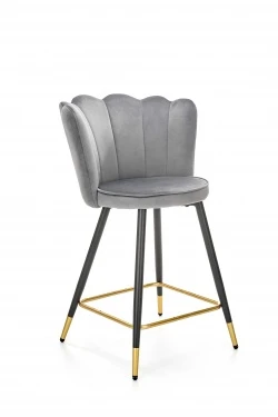 Design Plus Studio Kuchni & Salon Meblowy | H106 hoker popielaty (1p2szt) | 2010001190769
