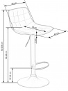 Design Plus Studio Kuchni & Salon Meblowy | H95 hoker ciemny zielony (1p1szt) | 2010001175421