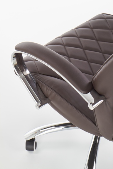 Design Plus Studio Kuchni & Salon Meblowy | HILTON fotel gabinetowy czekoladowy | 2010001160106