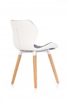 Design Plus Studio Kuchni & Salon Meblowy | K277 krzesło biało / popiel (1p2szt) | 2010001159681