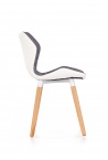 Design Plus Studio Kuchni & Salon Meblowy | K277 krzesło biało / popiel (1p2szt) | 2010001159681