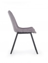 Design Plus Studio Kuchni & Salon Meblowy | K279 krzesło popielaty / czarny (2p4szt) | 2010001159995