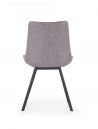 Design Plus Studio Kuchni & Salon Meblowy | K279 krzesło popielaty / czarny (2p4szt) | 2010001159995