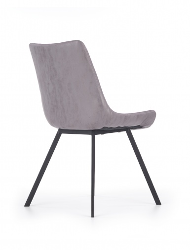 Design Plus Studio Kuchni & Salon Meblowy | K279 krzesło popielaty / czarny (2p4szt) | 2010001159995