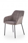 Design Plus Studio Kuchni & Salon Meblowy | K305 krzesło czarny / popielaty (1p2szt) | 2010001169123
