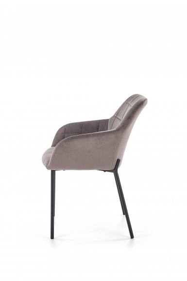 Design Plus Studio Kuchni & Salon Meblowy | K305 krzesło czarny / popielaty (1p2szt) | 2010001169123