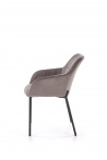 Design Plus Studio Kuchni & Salon Meblowy | K305 krzesło czarny / popielaty (1p2szt) | 2010001169123