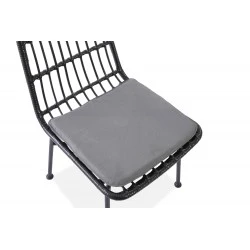 Design Plus Studio Kuchni & Salon Meblowy | K401 krzesło czarny / popielaty (1p4szt) | 2010001190257