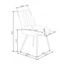 Design Plus Studio Kuchni & Salon Meblowy | K404 krzesło popielaty (1p2szt) | 2010001177944