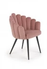 Design Plus Studio Kuchni & Salon Meblowy | K410 krzesło różowy velvet (1p1szt) | 2010001178668