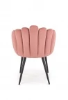 Design Plus Studio Kuchni & Salon Meblowy | K410 krzesło różowy velvet (1p1szt) | 2010001178668