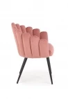Design Plus Studio Kuchni & Salon Meblowy | K410 krzesło różowy velvet (1p1szt) | 2010001178668