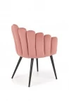 Design Plus Studio Kuchni & Salon Meblowy | K410 krzesło różowy velvet (1p1szt) | 2010001178668