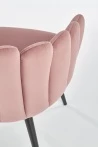Design Plus Studio Kuchni & Salon Meblowy | K410 krzesło różowy velvet (1p1szt) | 2010001178668