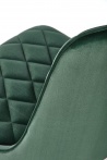 Design Plus Studio Kuchni & Salon Meblowy | K450 krzesło ciemny zielony (1p4szt) | 2010001182436