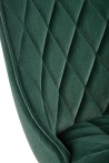 Design Plus Studio Kuchni & Salon Meblowy | K450 krzesło ciemny zielony (1p4szt) | 2010001182436