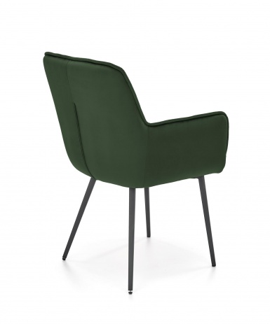 Design Plus Studio Kuchni & Salon Meblowy | K463 krzesło ciemny zielony (1p2szt) | 2010001190387