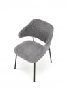 Design Plus Studio Kuchni & Salon Meblowy | K497 krzesło jasny popielaty (1p4szt) | 2010001195481