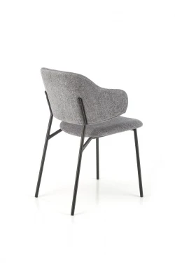 Design Plus Studio Kuchni & Salon Meblowy | K497 krzesło jasny popielaty (1p4szt) | 2010001195481