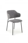Design Plus Studio Kuchni & Salon Meblowy | K497 krzesło jasny popielaty (1p4szt) | 2010001195481