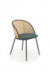 Design Plus Studio Kuchni & Salon Meblowy | K508 krzesło ciemny zielony (1p4szt) | 2010001195672