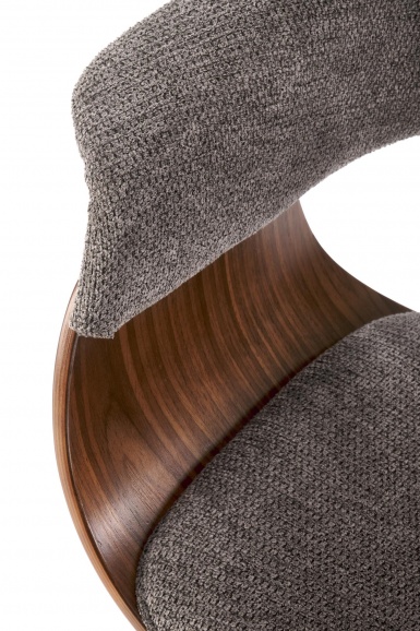 Design Plus Studio Kuchni & Salon Meblowy | K545 krzesło popielaty / orzechowy (1p1szt) | 2010001201748