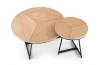 Design Plus Studio Kuchni & Salon Meblowy | KARIDA ława dąb naturalny/czarny (1p1szt) | 2010001184898