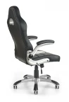 Design Plus Studio Kuchni & Salon Meblowy | LOTUS fotel gabinetowy czarno-popielaty | 2010001054023