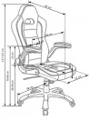 Design Plus Studio Kuchni & Salon Meblowy | LOTUS fotel gabinetowy czarno-popielaty | 2010001054023