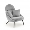 Design Plus Studio Kuchni & Salon Meblowy | MERRY fotel wypoczynkowy, popielaty (1p1szt) | 2010001196495