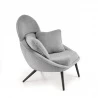 Design Plus Studio Kuchni & Salon Meblowy | MERRY fotel wypoczynkowy, popielaty (1p1szt) | 2010001196495