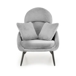 Design Plus Studio Kuchni & Salon Meblowy | MERRY fotel wypoczynkowy, popielaty (1p1szt) | 2010001196495