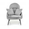 Design Plus Studio Kuchni & Salon Meblowy | MERRY fotel wypoczynkowy, popielaty (1p1szt) | 2010001196495