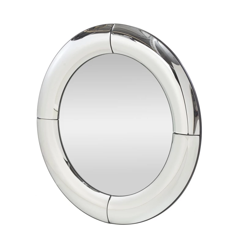 Design Plus Studio Kuchni & Salon Meblowy | MOON lustro ścienne, srebrny (1p1szt) | 5905248133853