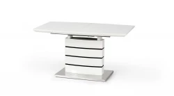 Design Plus Studio Kuchni & Salon Meblowy | NORD stół biało-czarny (3p1szt) | 2010001153535