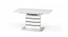Design Plus Studio Kuchni & Salon Meblowy | NORD stół biało-czarny (3p1szt) | 2010001153535