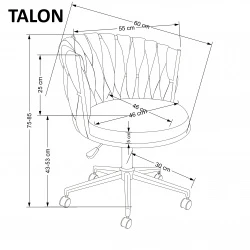 Design Plus Studio Kuchni & Salon Meblowy | TALON fotel gabinetowy jasny beżowy (1p1szt) | 2010001195320