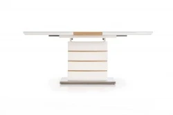 Design Plus Studio Kuchni & Salon Meblowy | TORONTO stół rokładany biały / dąb złoty | 2010001160069