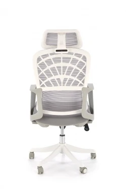 Design Plus Studio Kuchni & Salon Meblowy | VESUVIO 2 fotel gabinetowy popielaty / biały | 2010001204534