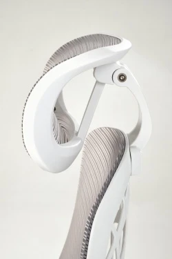 Design Plus Studio Kuchni & Salon Meblowy | VESUVIO 2 fotel gabinetowy popielaty / biały | 2010001204534