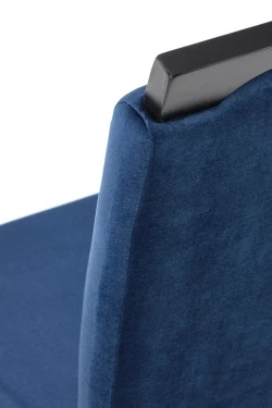 Design Plus Studio Kuchni & Salon Meblowy | CLARION 2 krzesło czarny / tap: MONOLITH 77 (granatowy) (1p2szt) | 2010001181620