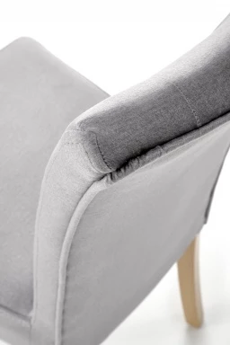 Design Plus Studio Kuchni & Salon Meblowy | VERMONT krzesło dąb miodowy / tap: MONOLITH 85 (popiel) | 2010001193463