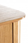 Design Plus Studio Kuchni & Salon Meblowy | SMART szafka RTV-1 dąb naturalny/czarny (2p1szt) | 2010001187738