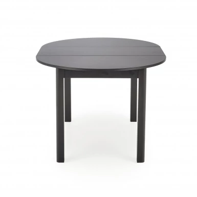 Design Plus Studio Kuchni & Salon Meblowy | RINGO stół kolor blat czarny, nogi - czarny (102-142x102x76 cm) (2p1szt) | 2010001193968